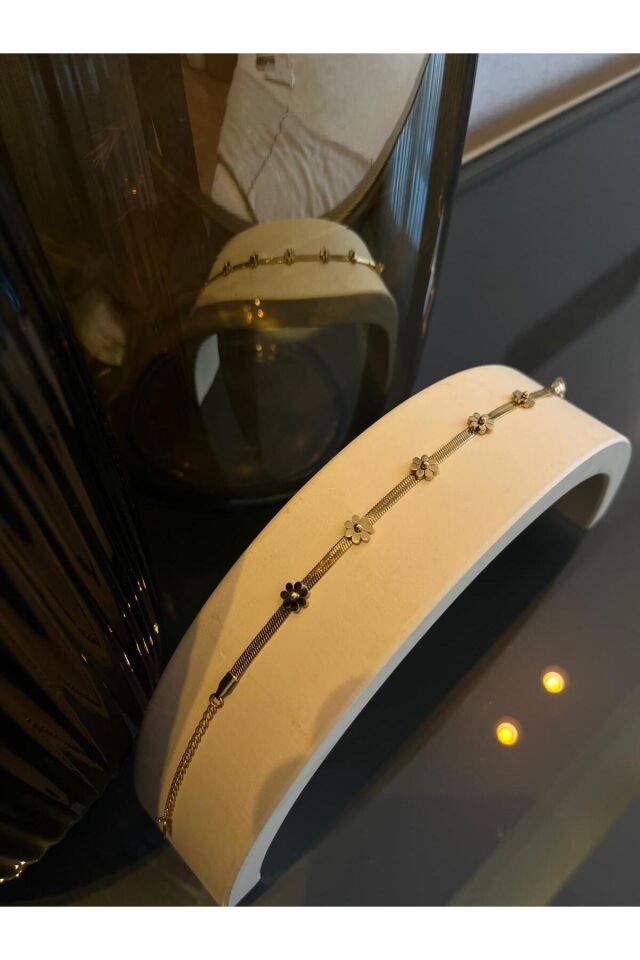 yonca modeli gold  Kadın bileklik