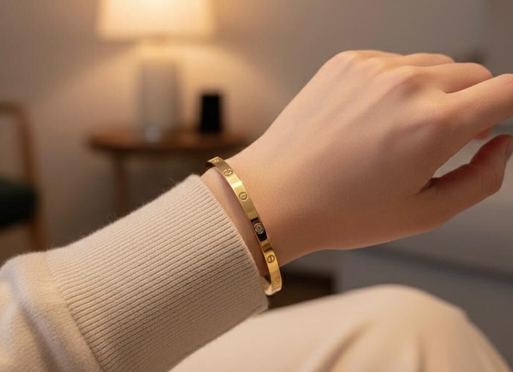 Çelik Cartier kelepçe