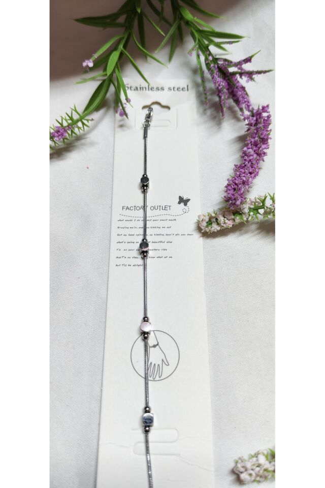 Silver Oval Toplu Çelik  Bileklik