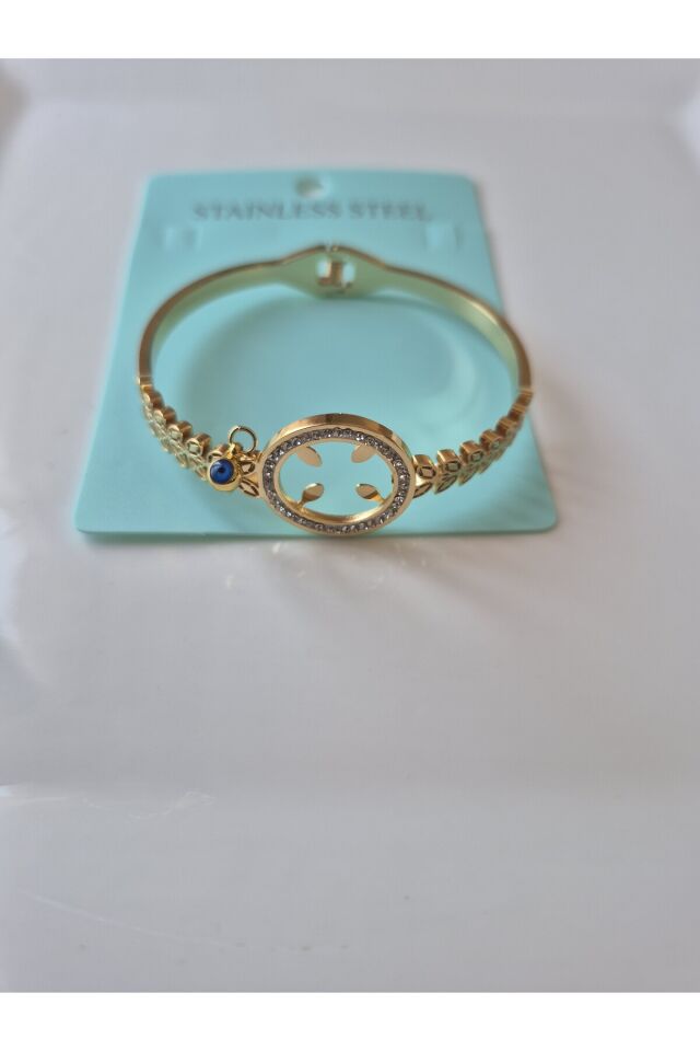 Çelik çeyrek altın uyumlu kelepçe