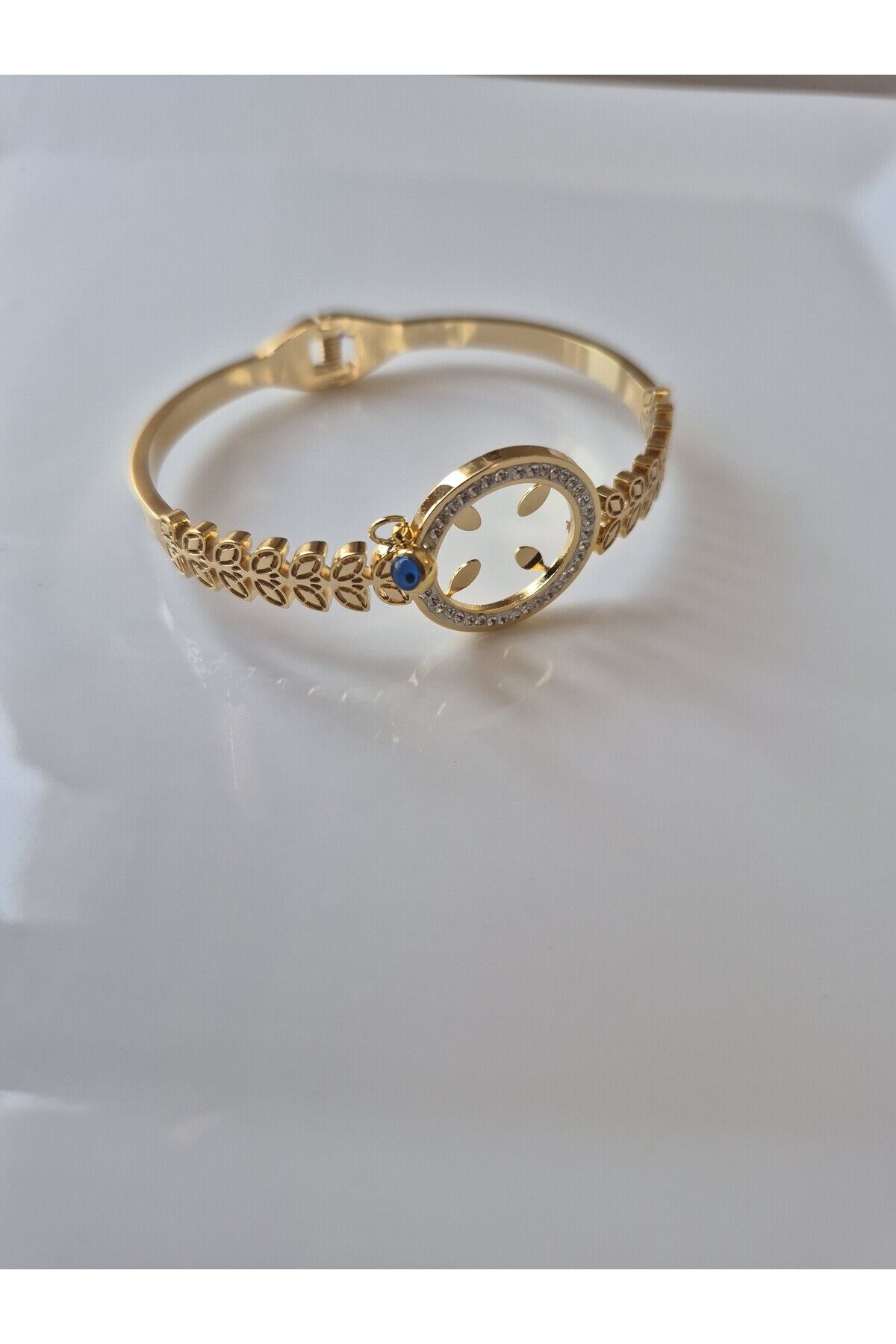 Çelik çeyrek altın uyumlu kelepçe